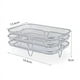 thumbnail image 3 of Rejilla de deshidratación de acero inoxidable 304 de 3 niveles | Tendedero apilable con esquinas elevadas, clips | Resistente a la corrosión | Secadora de Alimentos y Utensilios de Gran Capacidad |, 3 of 3