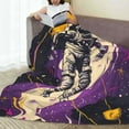 thumbnail image 6 of Susaid Astronaut Floating purple Space Print Microfiber Cleaning Cloth, Multi-Functional Cleaning Towels, Highly Absorbent Cleaning Rags,Cleaning Cloths for Car Kitchen Home-50"x40", 6 of 7