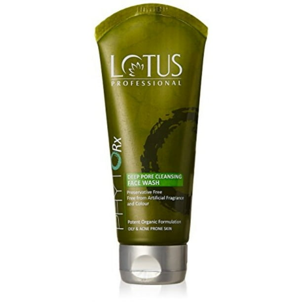 lotus professional phyto rx deep pore cleansing face wash, 80g