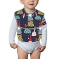 thumbnail image 6 of Hirioo Gnome With Mushroom for Baby Waterproof Pocket Bib Adjustable Closed for Babies Toddlers with Large Pocket 6-24Months, 6 of 8