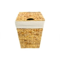 Trademark Innovations Wicker Laundry Hamper with Lid