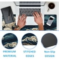 thumbnail image 4 of Japanese Ocean Waves Large Gaming Mouse Pad,Waterproof Desk Mat for Desktop,Non-Slip Rubber Base Mousepad with Stitched Edges for Laptop Office and Home 35.4X15.7 Inch, 4 of 7