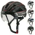 thumbnail image 4 of Mountain Bike Helmet Cycling Helmets with Detachable Magnetic Goggles and Rear Light, 4 of 8