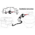 thumbnail image 7 of Universal Fit Propane Tank Adapter Converts POL To QCC1/ Type 1 With Wrench, Propane Hose Adapter Old To New Connection Type, BBQ Accessories, Kitchen Accessories, 7 of 7