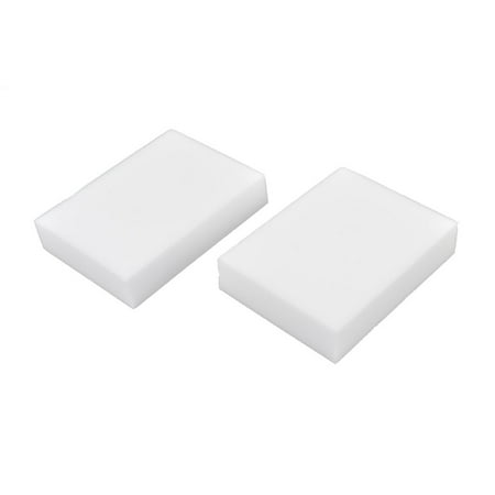 2 Pcs Kitchen Bowl Dish Magic Cleaning Sponge Scrub Scouring Pad Dirt Removal