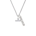 thumbnail image 2 of Delight Jewelry I 'Heart' Gymnastics Silvertone Hope Anchors the Soul Bar Charm Necklace, 23", 2 of 4