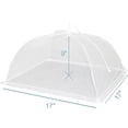 thumbnail image 3 of LMETJMA Mesh Food Cover Large and Tall Mesh Food Covers Tent Umbrella Reusable and Collapsible Food Net For Outdoors JT197, 3 of 9