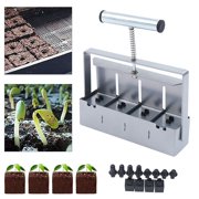 Fichiouy Hand-Held Soil Blocker Plant Soil Blocking Tool Set For Garden Yard Lawn