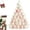 C#033, variant on 2026 DIY Fabric Christmas Advent Tree Kit, 24 Pocket Handmade Christmas Countdown Calendar, Wall Hanging Calendar for Farmhouse Holiday Home Mantel Decor, Reusable Quilted Xmas Ornament E