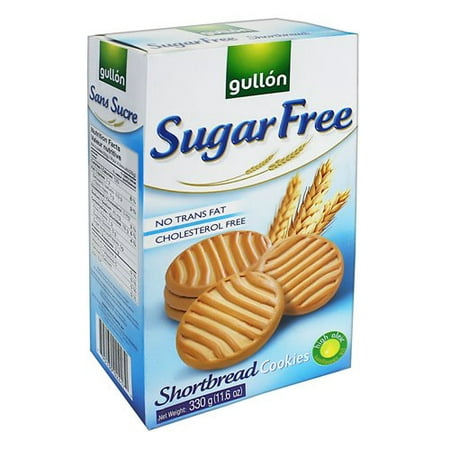 Gullon Sugar-Free Shortbread Cookies 11.63 oz (Pack of 2). Includes Our Exclusive HolanDeli Chocolate
