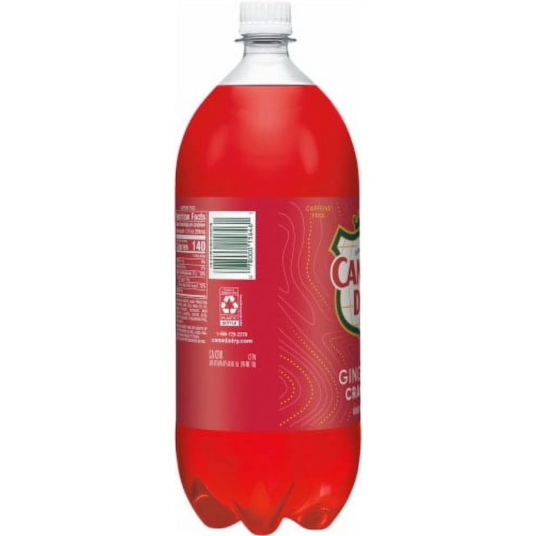 Canada Dry Cranberry Ginger Ale Soda, Crisp Cranberry Flavor, 2