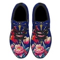 thumbnail image 2 of Indiana Stte Cardinal and Peony Flower Shoes Sneakers Black Size 7.5, 2 of 7
