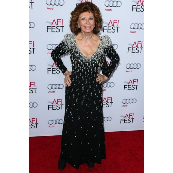 Sophia Loren At Arrivals For A Special Tribute To Sophia Loren At Afi Fest 2014 The Dolby Theatre At Hollywood And