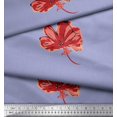 thumbnail image 2 of Soimoi Poly Georgette Fabric Artistic Flower Print Fabric by the Yard 52 Inch Wide, 2 of 3