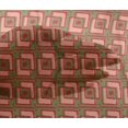 thumbnail image 4 of oneOone Viscose Chiffon Fabric Square & Floral Block Printed Craft Fabric BTY 42 Inch Wide, 4 of 4