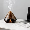 thumbnail image 4 of Handcrafted Ceramic Palo Incense Censer with Ash Catcher and Chimney – Wood Stick & Cone Holder, Home Decor, Perfect for Aromatherapy, Gifts Yellow, 4 of 6