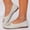 Beige, variant on YOUYEDIAN Loafers for Women Casual Soft Low Heel Fashion Cute Deco Slip On Flats Versatile Round Toe Outdoor Dress Shoes