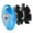 Blue, variant on Xirurus Aluminum Alloy Bicycle Headset Top Cap with Star Nut Kit, Universal Stem Cover for 28.6mm / 1.1 inches Fork Tube, Lightweight 29g / 1.0 oz MTB Road Bike Cycling Accessory - Gold