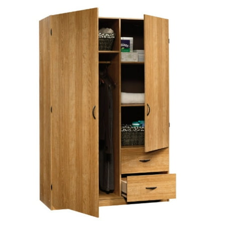 Sauder Beginnings Storage Cabinet Wardrobe Walmart Com