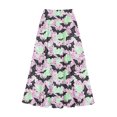 thumbnail image 5 of Vynhevius Women Halloween Print Skirt Elastic Waist A-line Flowy Party Maxi, 5 of 5