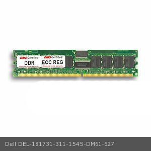 DMS DMS Data Memory Systems Replacement for Dell A0731204 Inspiron 2200 512MB DMS Certified Memory 200 Pin DDR PC2700 333MHz 64x64 CL 2.5 SODIMM