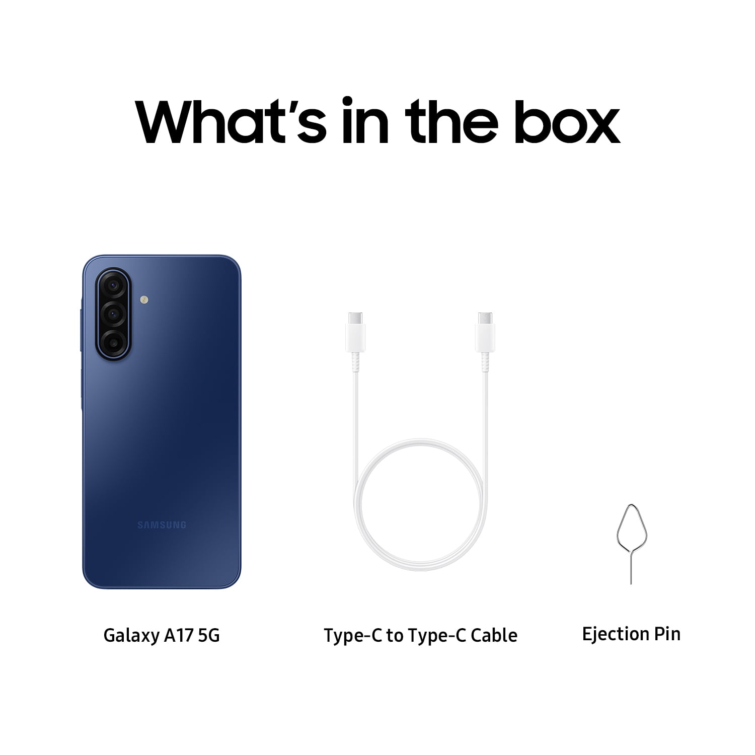 Samsung Galaxy A17 128GB Smartphone (Unlocked), Blue - Walmart.com