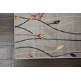 thumbnail image 3 of Grey Botanical Area Rug by Pinewood Grove, 3 of 4