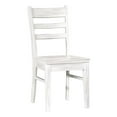 thumbnail image 2 of Pemberly Row 37"H Coastal Wood Ladderback Chair in Marble White (Set of 2), 2 of 9