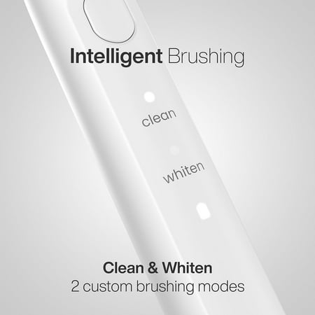 AquaSonic - Icon ADA-Accepted Rechargeable Toothbrush | Magnetic Holder & Slim Travel Case - white