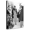 thumbnail image 1 of Canvas Print: President's Wife, Mrs. Roosevelt With Wreath Of Lillies On Unknown, 1 of 3