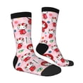 thumbnail image 3 of Lsque Sanrio Printed Men's Crew Socks, Soft Durable Breathable Moisture-Wicking with Odor Control Cotton socks, 3 of 7