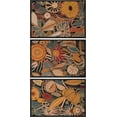thumbnail image 2 of IDEA4WALL Framed Canvas Print Wall Art Set of 3 Abstract Floral and Fauna Vibrant Bohemian Garden Wall Decor Botanical Pattern Retro Prints Nature Wildflowers Minimal Artwork - 24"x36"x3 Black, 2 of 5
