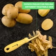 thumbnail image 4 of Mr&Mrs White Vegetable Peeler Set Yellow Potato Peelers Kitchen Julienne Veggie Peeler, 4 of 7