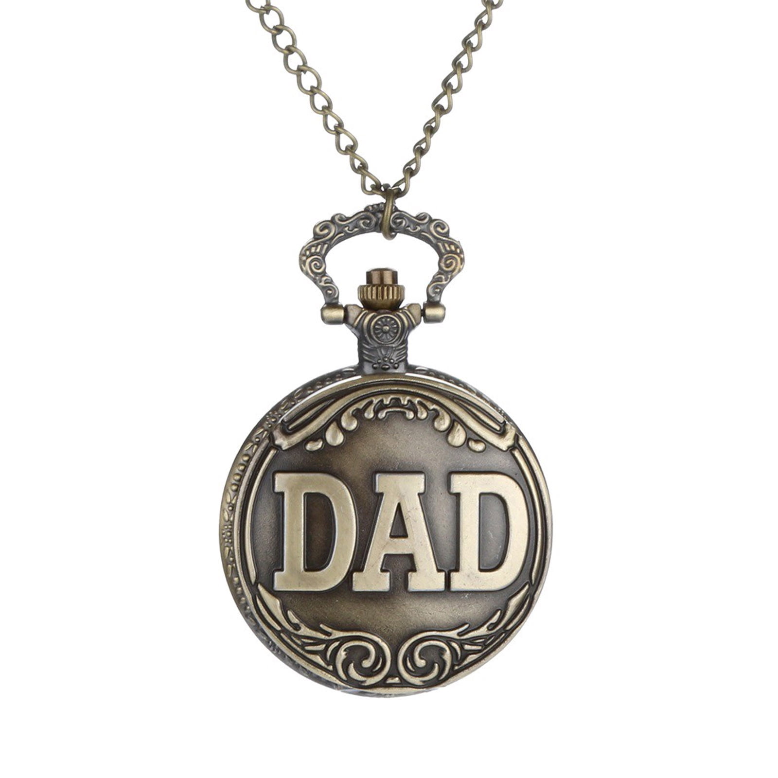 CYMMPU Pocket Watch Personalized Numerals Pocket Watch Pattern ...
