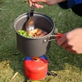 thumbnail image 4 of Camping Cookware Set with Camping Folding Spork Cooking Pots Dishcloth For Outdoor Picnic Camping Hiking Backpacking Multicolor, 4 of 7