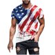 thumbnail image 2 of Tops para hombre, blusas y camisas de manga corta con cuello redondo para hombre, jersey informal de moda con estampado de cuello redondo para hombre, pantalones cortos deportivos para fitness, blusa, 2 of 5