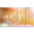 thumbnail image 2 of Wild Purple Flowers on Light Background - Large Flower Canvas Art Print, 2 of 3