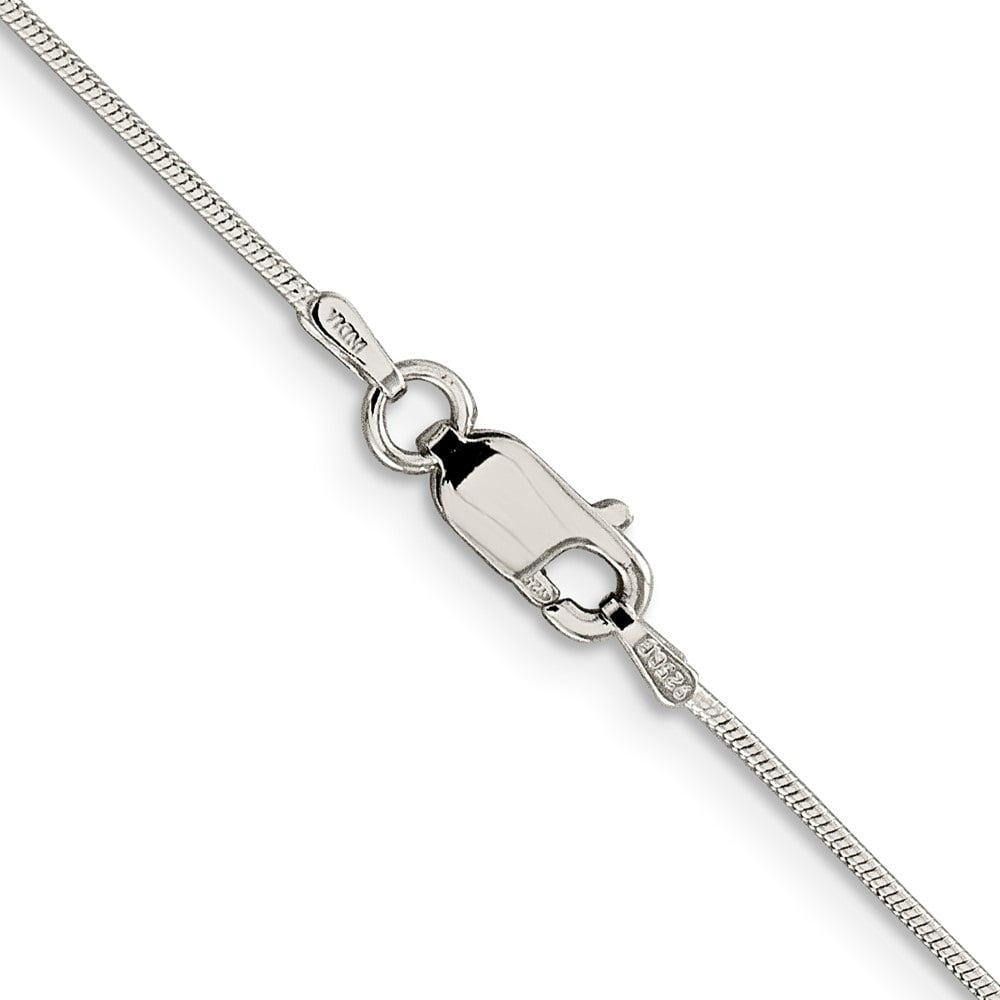Auriga 925 Sterling Silver 0.8mm Snake Chain Anklet 9inch for Women