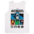 thumbnail image 6 of Marvel Comics Avengers Space Dye Boys 3-Piece Set - Short Sleeve T-Shirt, Tank Top, & Shorts 3-Pack Bundle Set for Kids and Toddlers (Size 4-4T), 6 of 11