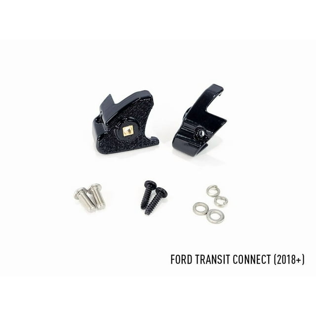 Kit de Montage de Barre Lumineuse Triple-R pour Ford Transit Connect 2018-2022 GM-USFTCON-01K pour Barres Lumineuses LED Série Élite Triple-R-Light; Montage sur Grille; Supporte une Barre Lumineuse; Noir Mat
