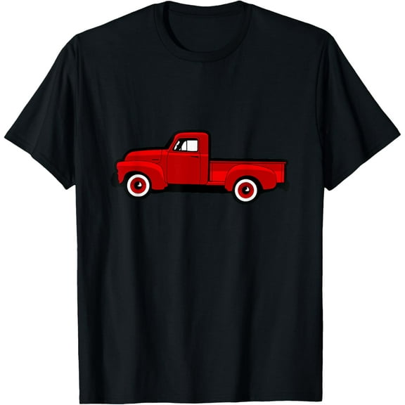 Red Vintage Pickup Truck T-Shirt
