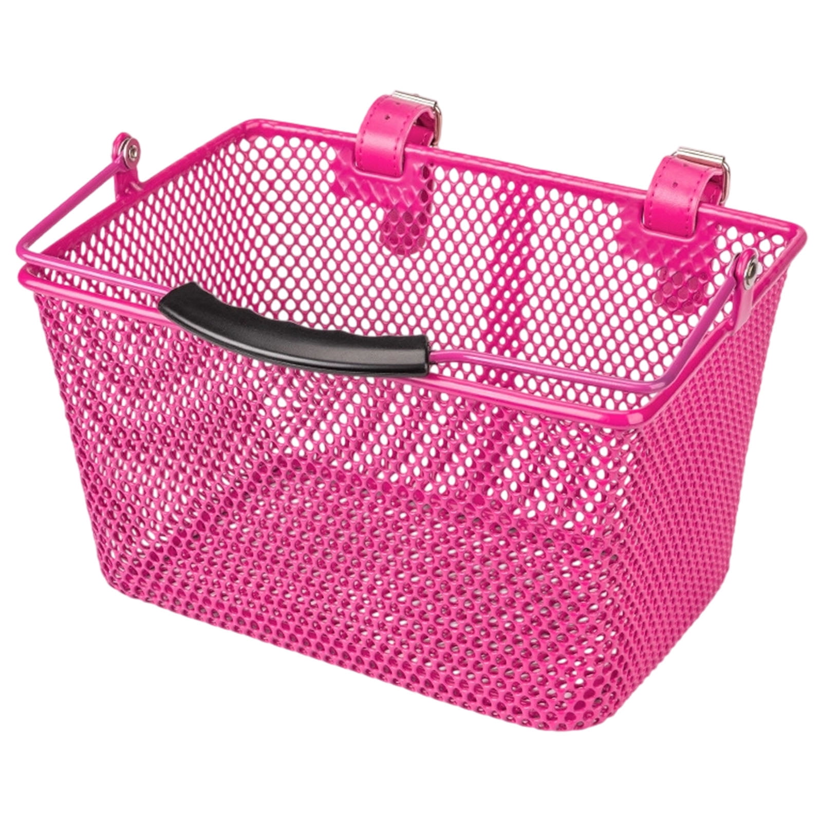 Durability Irons Child Bike Basket Convenient Storage Bike Front Basket Family Outings Accessory