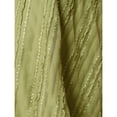 thumbnail image 6 of Green Strapless Elegant Long Dress With Textured Pleated Skirt For Evening Or Wedding Guest, 6 of 6