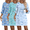 Moon/Cloud/Butterfly, variant on EKOUAER 3 Pack Cotton Nightgowns for Women Long Sleeve Sleep Shirts for Women Comfy Soft