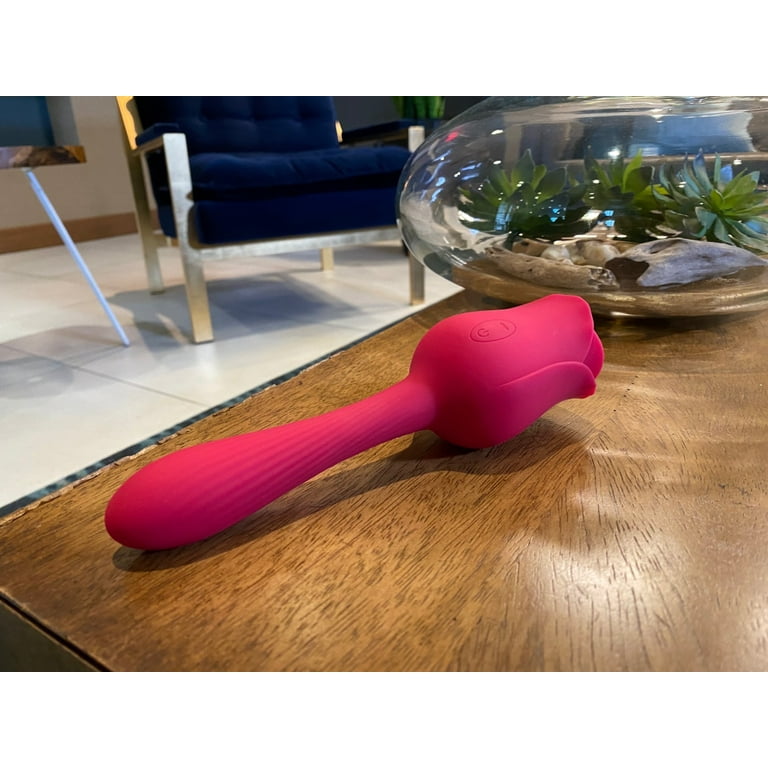 the best rose vibrator Rosebud thruster - Dual rose vibrator main image 1