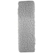 Auto Drive Simulated Sheepskin Seatbelt Shoulder Pad, Gray, Adult