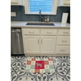 thumbnail image 2 of Chartreux 2 Cat Love Machine Washable Memory Foam Mat Red, 2 of 4