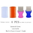 thumbnail image 2 of 4 Pcs Hair Comb Double Sided Fine Tooth Combs, 2 of 4