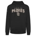 thumbnail image 2 of Men's Levelwear Black San Diego Padres Podium Team Arch Pullover Hoodie, 2 of 3
