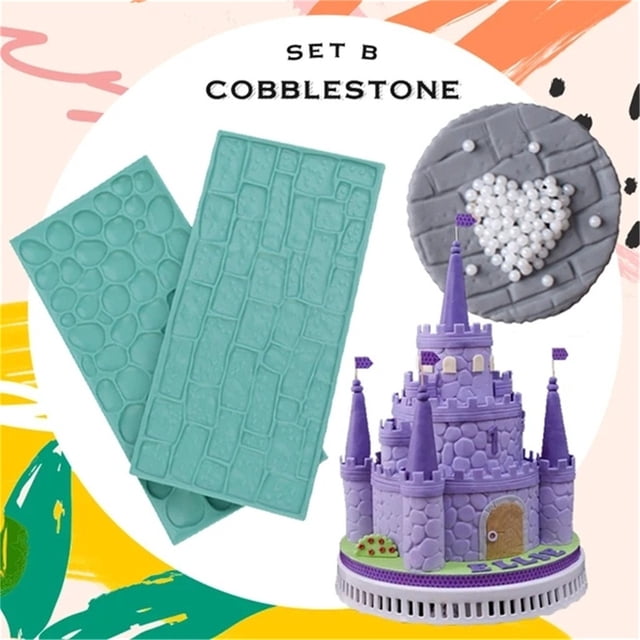 Vaidha Cake Decoration Pattern 2pcs Fondant Printing Set